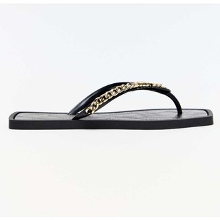 Chinelo Lança Perfume Corrente Ve26 Preto Feminino