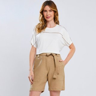 Blusa Elaine - 1984 - Detalhe Faixa costas e vivo