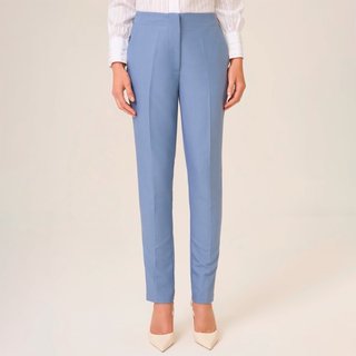 Calça Dudalina Adriana Elastic Ve26 Azul Feminino