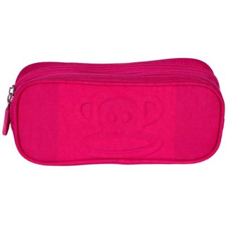 Infantil - Estojo 2 Compartimentos Paul Frank Classics - Dark Rosa - Pink Rosa