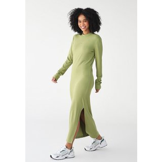 Vestido Colcci Midi Canelado Verde