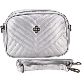 Bolsa Feminina Transversal Fuseco Wbfv84266 7934266 Prata