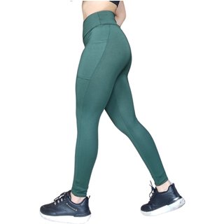 Calça Legging Heide Ribeiro Bolso Verde Militar