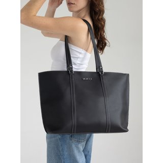 Bolsa Grande com fivela feminina cabe notebook bolsa faculdade trabalho casual Moncci