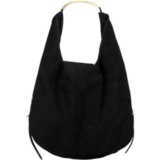 Bolsa Feminina Grande Schutz Maxi Hobo Jack Camurça Preto Black