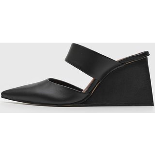 Scarpin Anabela Santa Lolla Aberto Preto