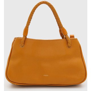 Bolsa Feminina Arezzo Alça Trançada Amarela
