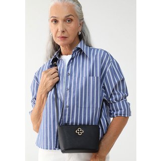 Bolsa Transversal Capodarte Logo Preta