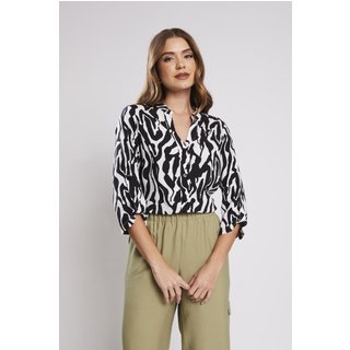Blusa Rubinella Estampada Zebra Unica