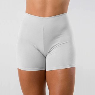 Shortinho Tetê Variedades Lisos Anáguas Confortaveis Segunda Pele Moda Feminina Branco