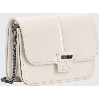 Bolsa Tiracolo Santa Lolla Logo Off-White