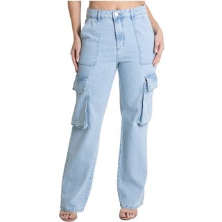 Calça Jeans Sawary Reta Petit - 280097 - Azul - Sawary