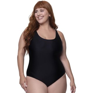 Maiô Regata Selene Básico Plus Size Feminino - Preto - selene