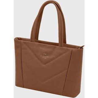 Bolsa Tote Couro Mariart Graviola Camel