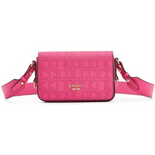 Bolsa Crossbody Colcci Monograma VE24 Rosa Feminino