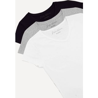 Kit 3 Camisetas Femininas Malha Polo Wear Sortido