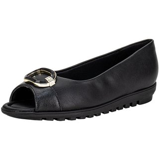 Peep Toe Feminino Anabela Piccadilly 112007 0080120 Preto