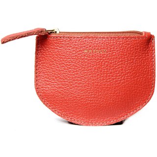 Porta Moedas em Couro Artlux Laranja 3065
