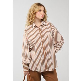 Camisa Feminina Colcci Listrada Tons Terrosos