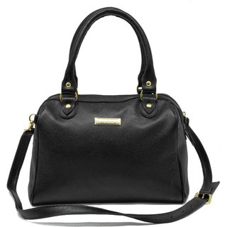 Bolsa Feminina Couro Floater Alça Removível Caramelo Único Preto