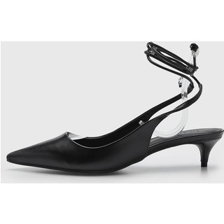 Scarpin Feminino Santa Lolla Salto Baixo Preto