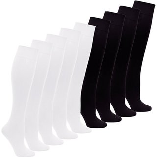 Kit 9 Pares de Meias 3/4 Fio 40 Opaca Loba 5550-001 Branco