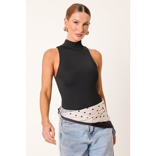 Body Regata Corte a Fio – Cléa Store – Preto