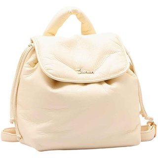 Mochila Feminina Chenson Original Puffer Costas Bege 8484994