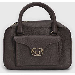 Bolsa Tiracolo Feminina Capodarte Alça Dupla Café