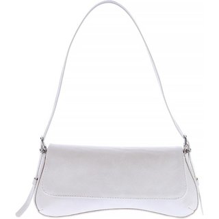 Megan - Bolsa Baguete Minimalista Off White Off-white