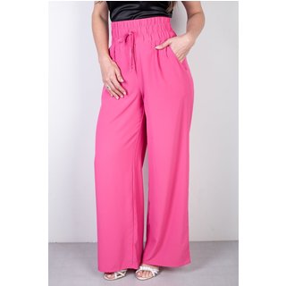 Calça Enluaze Feminina Pantalona Com Elástico 51129 - Rosa
