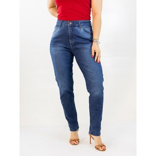 Calça Jeans Feminina Plus Size Cigarrete Cintura Alta Anticorpus