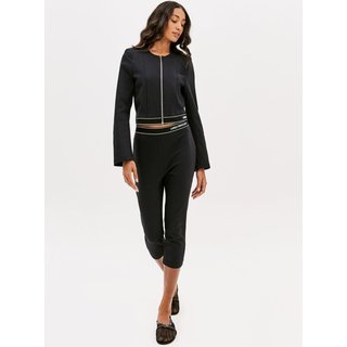 Calça Capri Cintura Alta Com Elástico Sport Easy