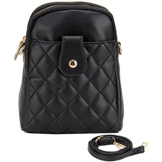 Bolsa Feminina Transversal Fuseco Wbft81007 A7938107 Preto