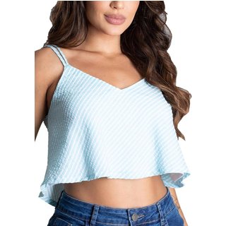 Cropped Sawary Fino - 278797 - Azul - Sawary