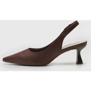 Scarpin Feminino cê Bico Fino Marrom