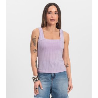 Regata Canelada Feminina Infinita Cor Roxo