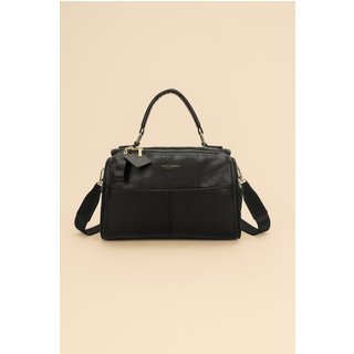 Bolsa Média Transversal D Bell Outlet Fashion Preta