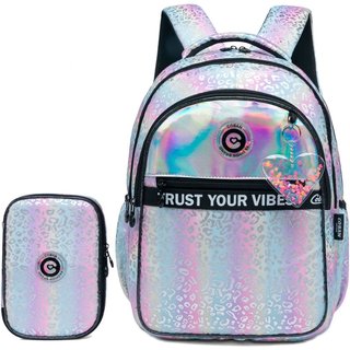 Kit Mochila Costas Meninas Estojo Escolar Coban