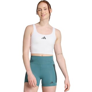 Top esportivo de suporte Power Light Tank adidas Performance Branco