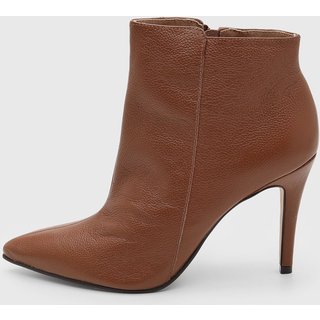 Bota Feminina Jorge Bischoff Salto Fino Marrom