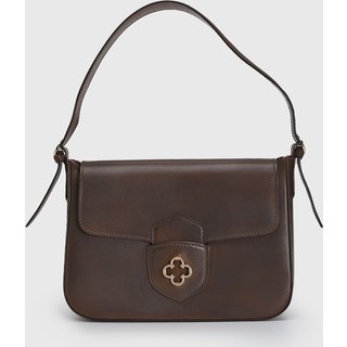 Bolsa Tiracolo Feminina Capodarte Alça Ajustável Marrom