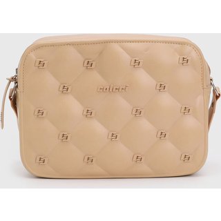 Bolsa Feminina Colcci Média Matelassada Bege