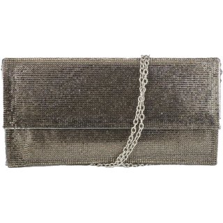 Clutch Crisfael Strass Festa Grafite - Haik