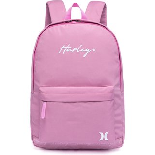 Mochila Hurley Feminina Casual Reforçada Rosa