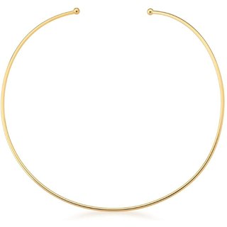 Infantil - Colar Choker Aro Fino e Delicado Semijoia Banhado a Ouro 18K Ania Store