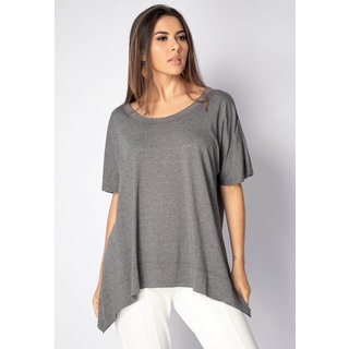 T-Shirt Ampla Amazonia Vital Malha Manga Curta Mescla