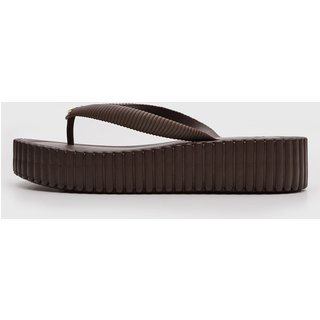 Sandália Feminina Brizza Arezzo Flatform Marrom