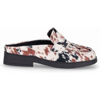 Mule Francisca Salto Baixo Animal Print