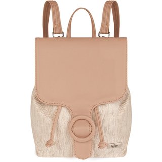 Bolsa Mochila Cor Nude Alça Ajustável Modelo Tiny da Marca Lefity